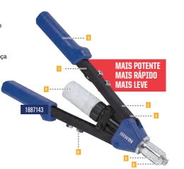 Rebitador Manual Irwin® Alavanca R450